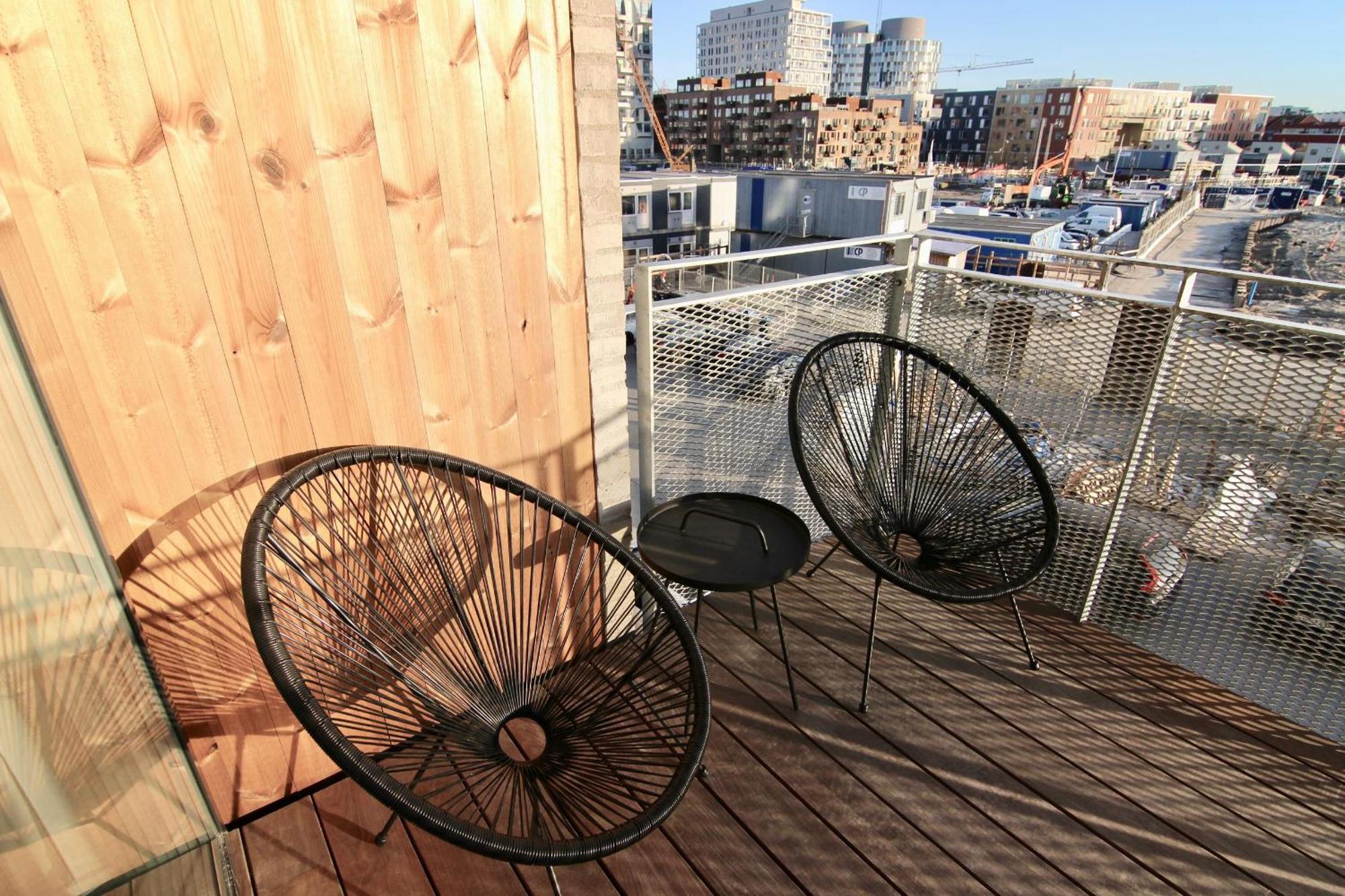 Fantastic 3-bed Wbalcony In North Harbour Copenhague
